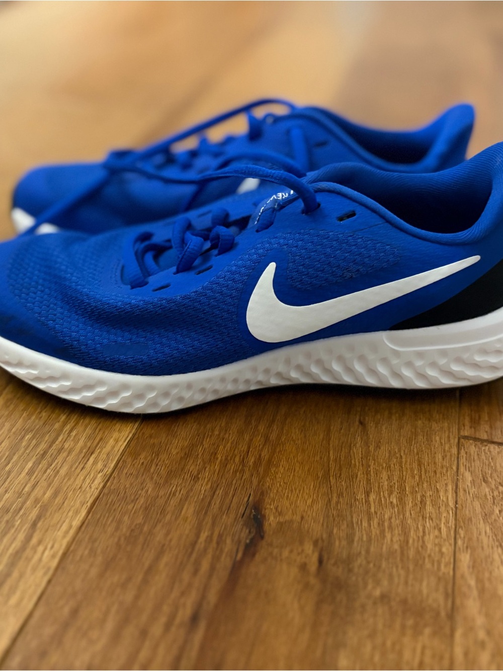Nike Royal Blue Trainers with White Swoosh